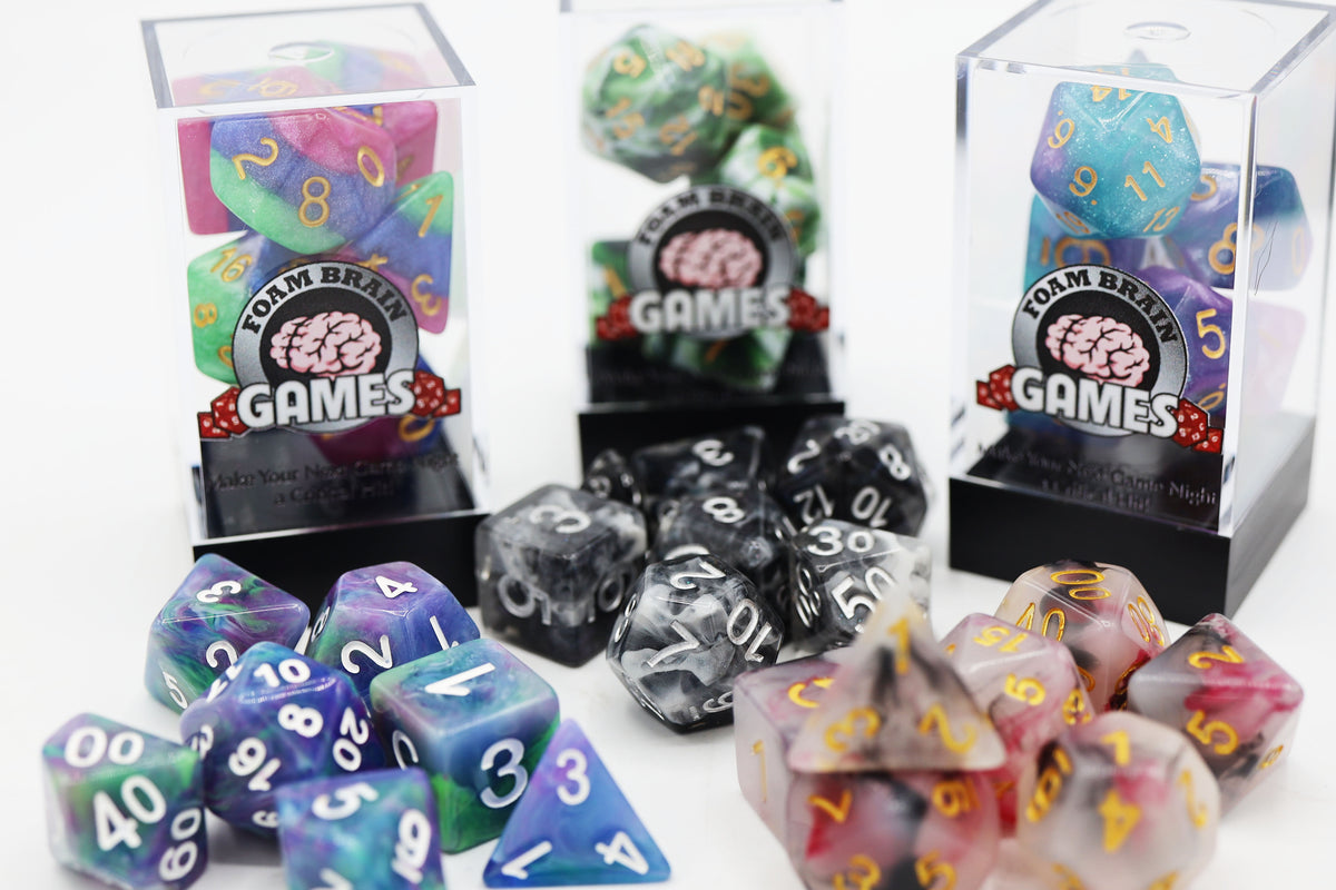 Foam Brain Plastic Dice Foam Brain Games