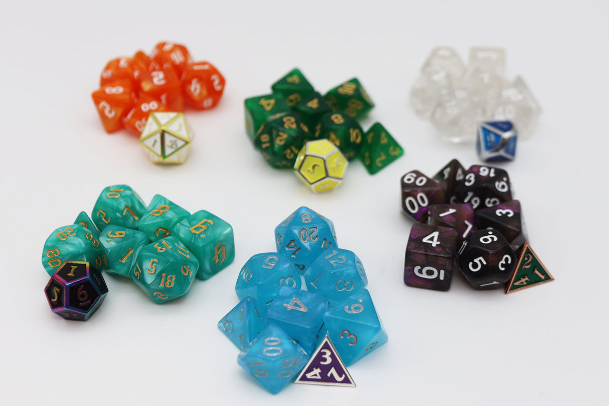 Mystery Loot: Plastic RPG Dice Set & Bonus Metal Die Mystery Loot Foam Brain Games