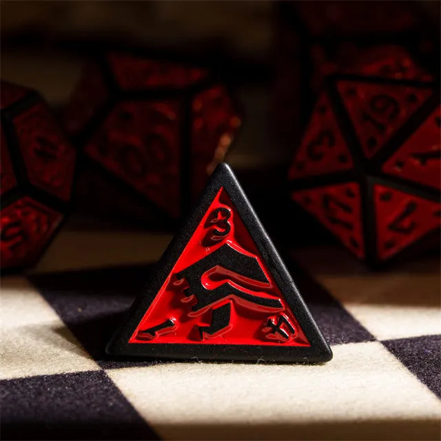 Bloodthirst RPG Dice Set Plastic Dice Foam Brain Games