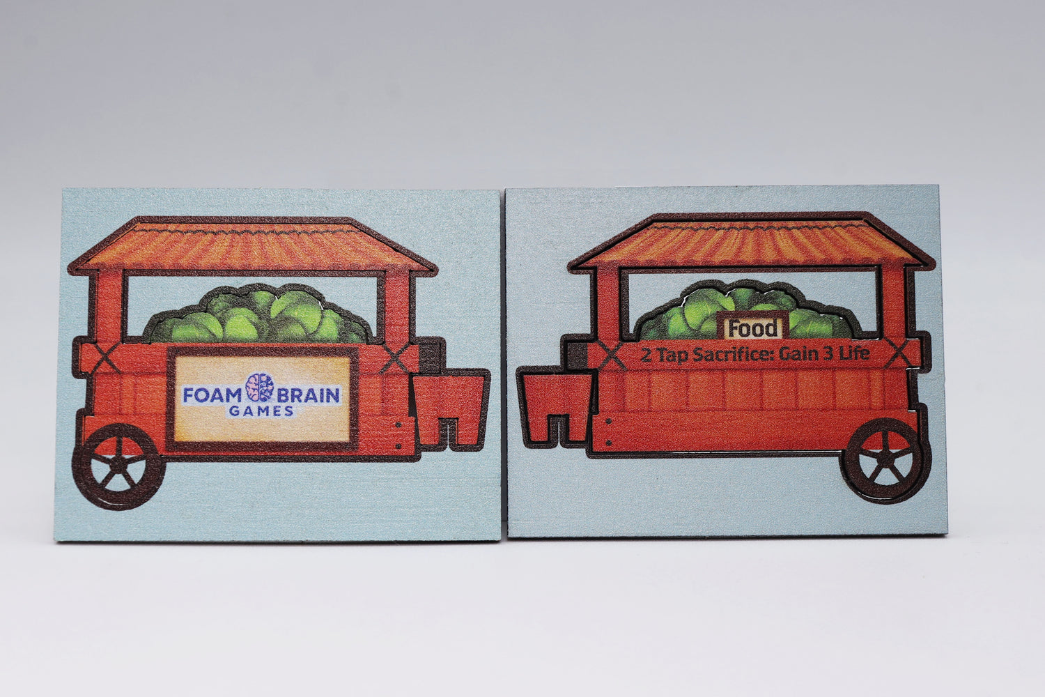 Flat Pack Magic Token Toy: Cabbage Cart Flat Pack Toys Foam Brain Games