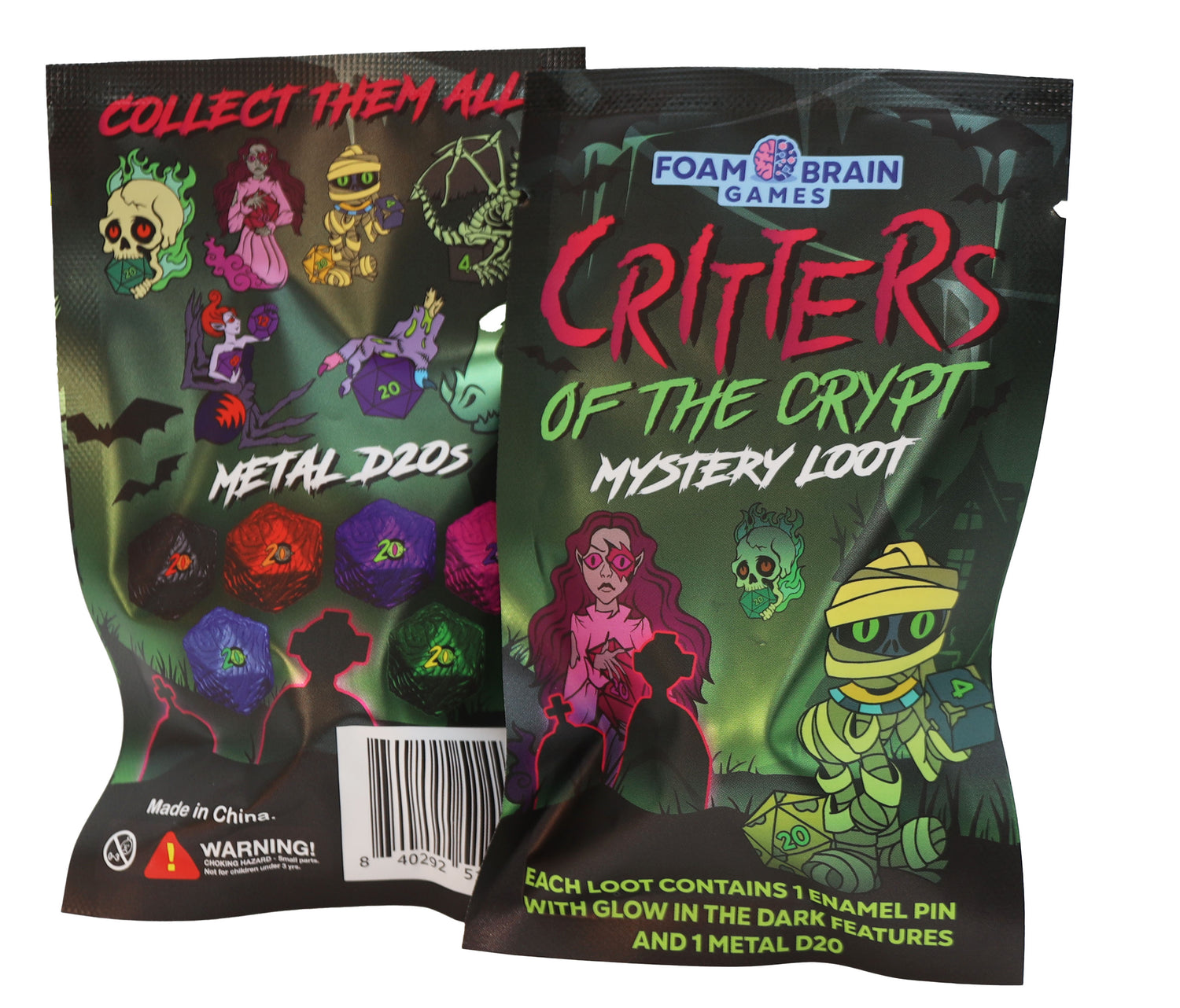 Mystery Loot: Critters of the Crypt Mystery Loot Foam Brain Games
