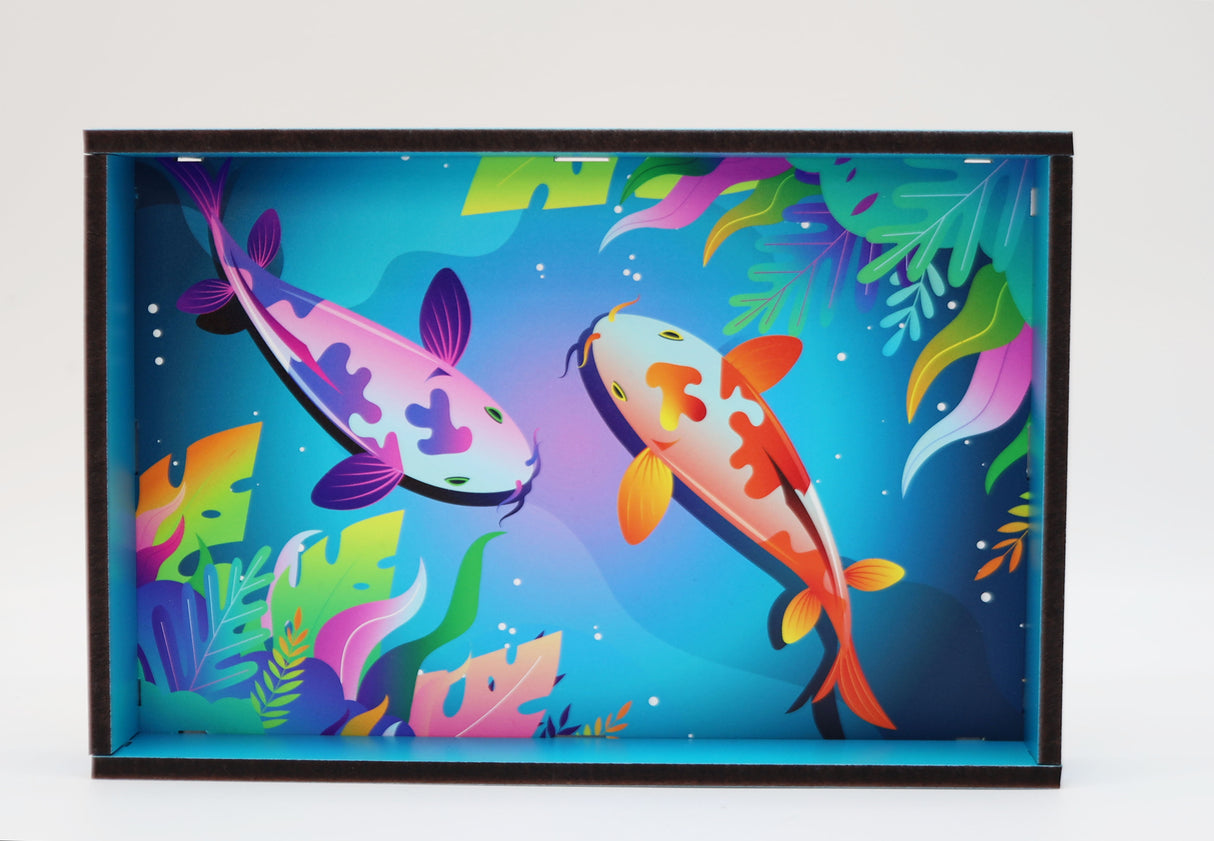 Chromatic Dice Tray - Koi Dice Tray Foam Brain Games