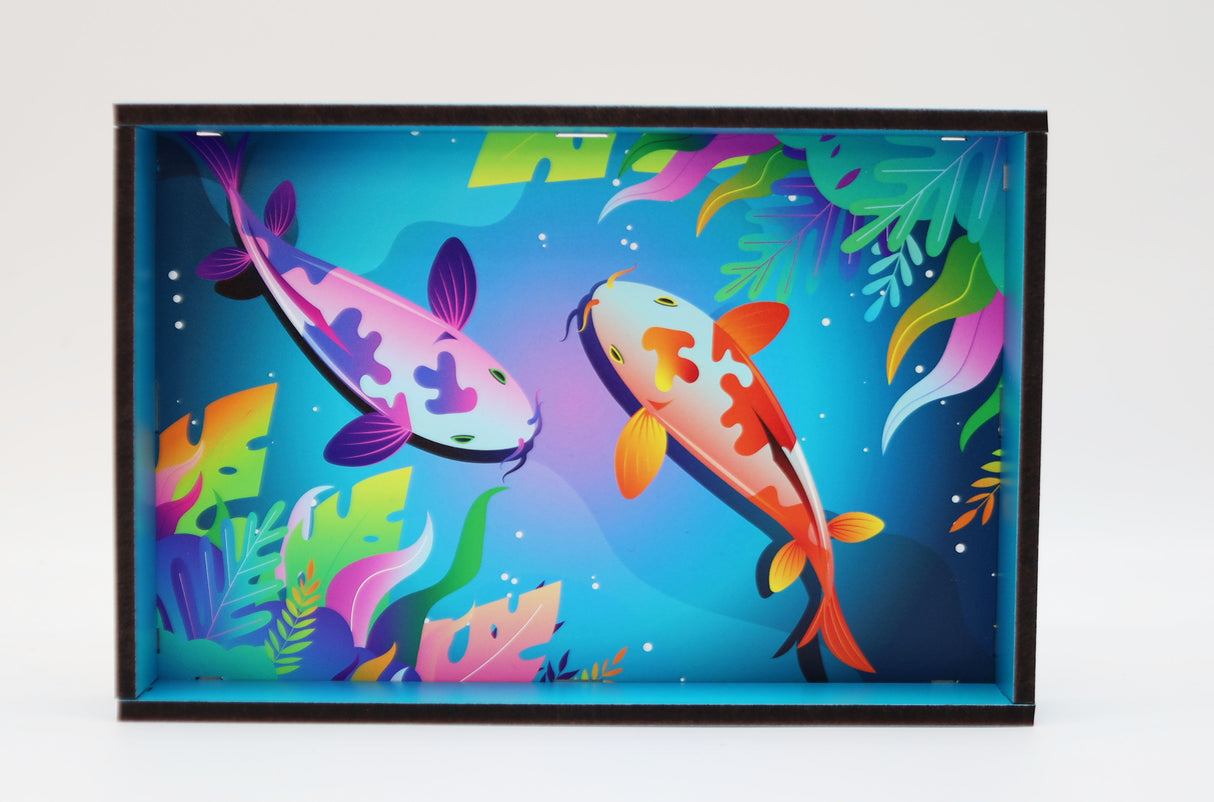 Chromatic Dice Tray - Koi Dice Tray Foam Brain Games