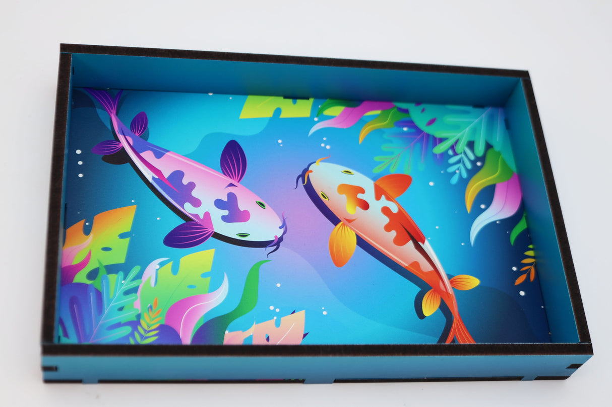 Chromatic Dice Tray - Koi Dice Tray Foam Brain Games