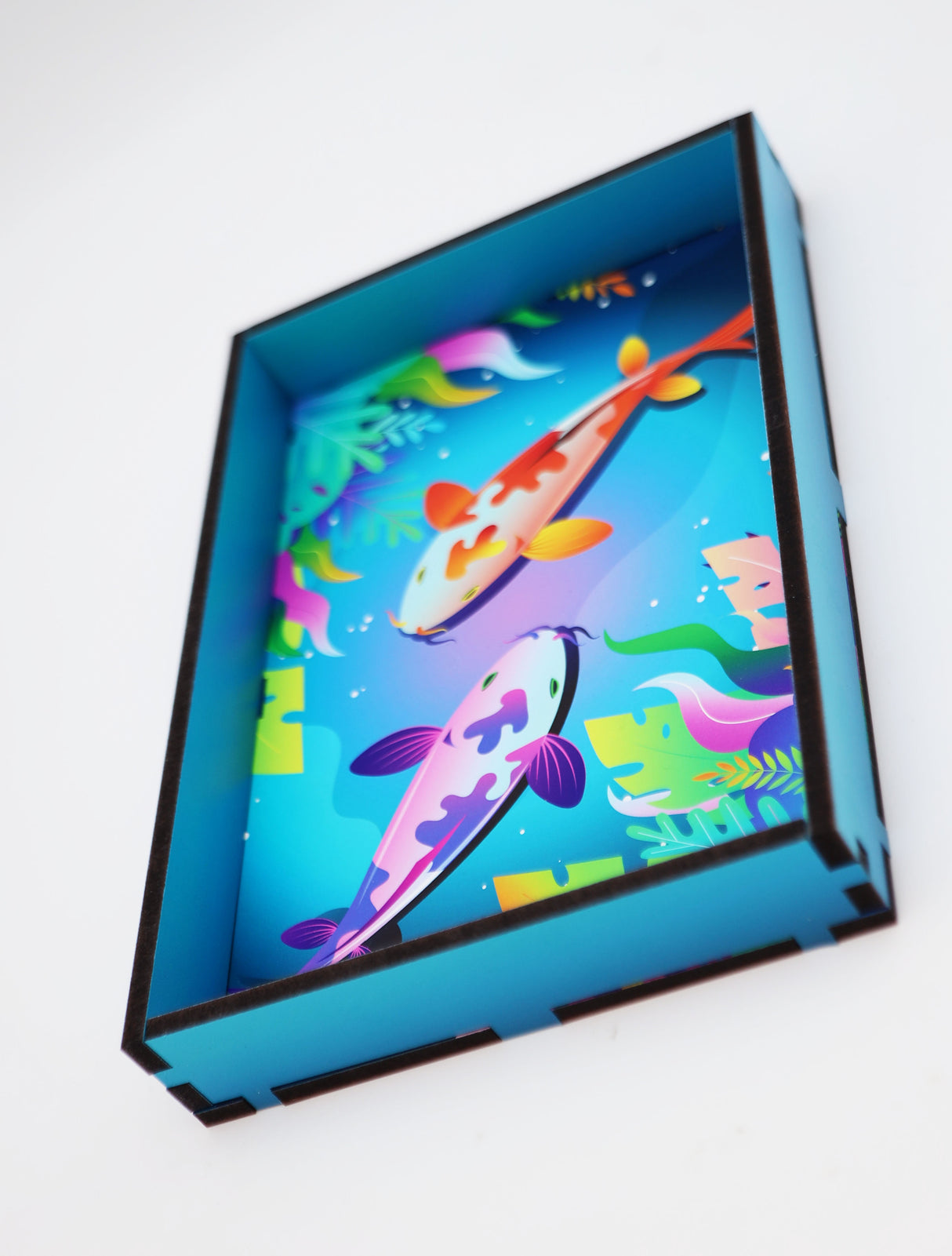 Chromatic Dice Tray - Koi Dice Tray Foam Brain Games