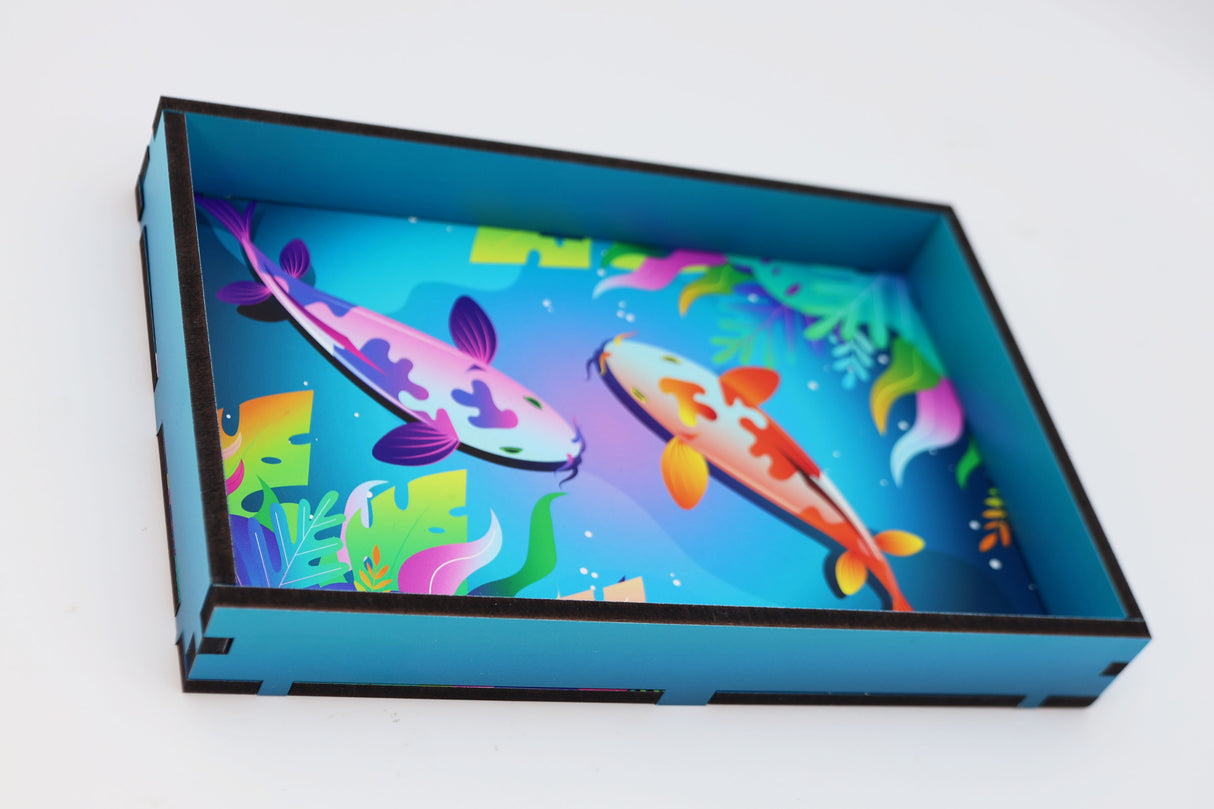 Chromatic Dice Tray - Koi Dice Tray Foam Brain Games