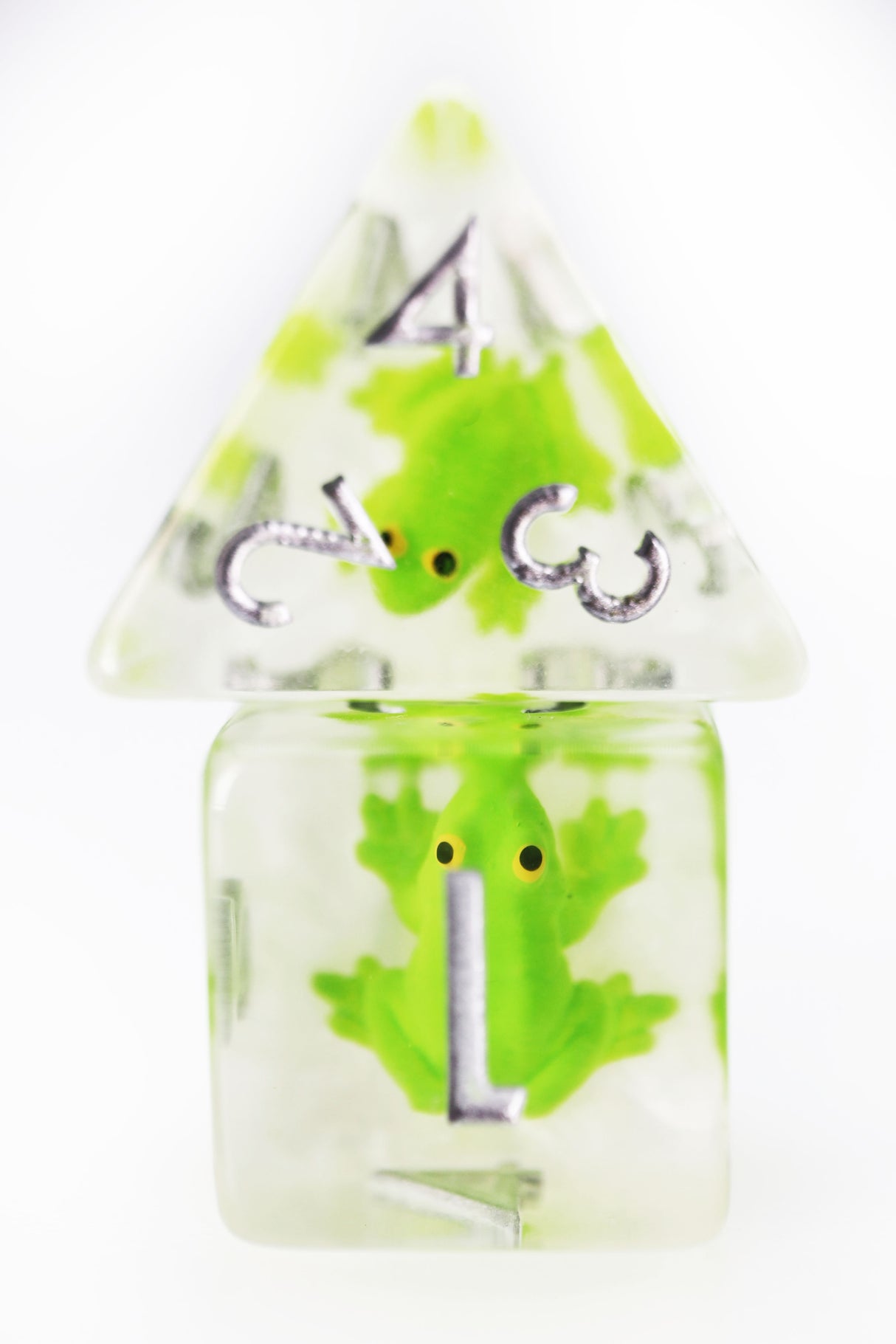 Frozen Frog RPG Dice Set Plastic Dice Foam Brain Games