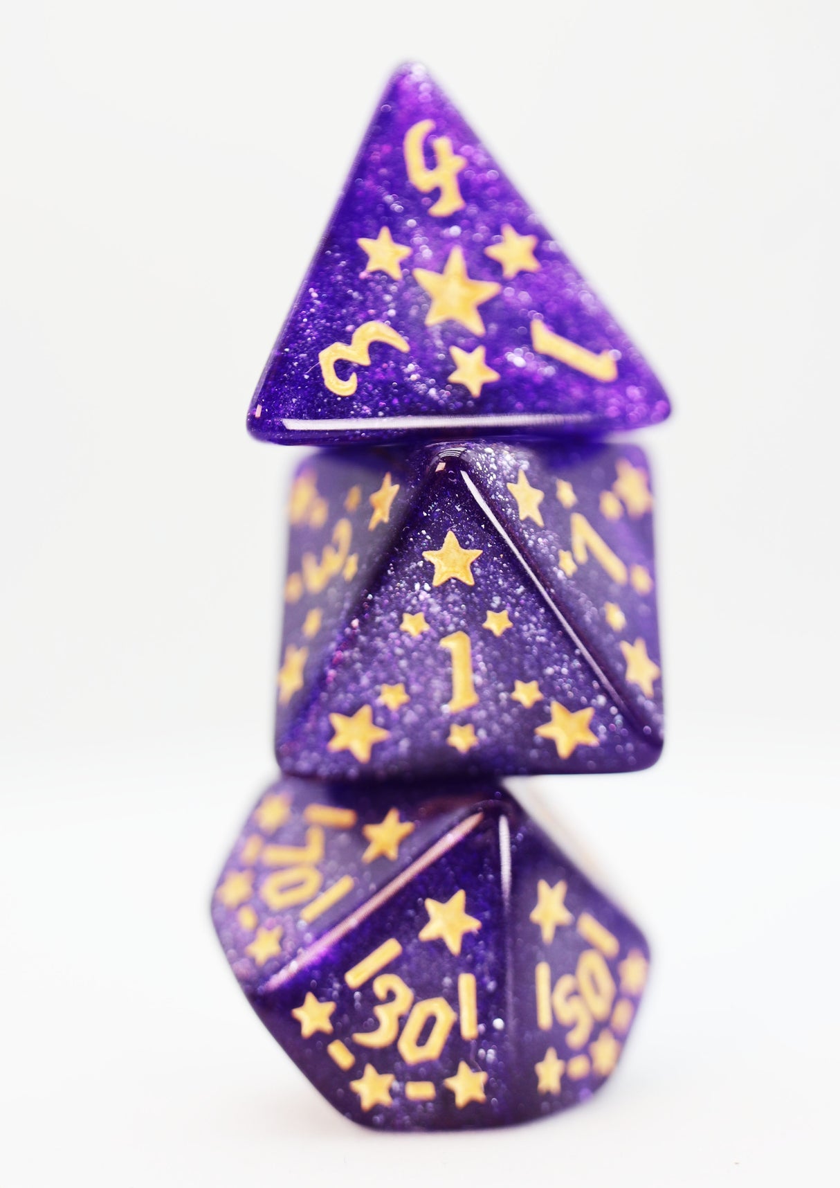 Shooting Stars: Xenon RPG Dice Set Plastic Dice Foam Brain Games