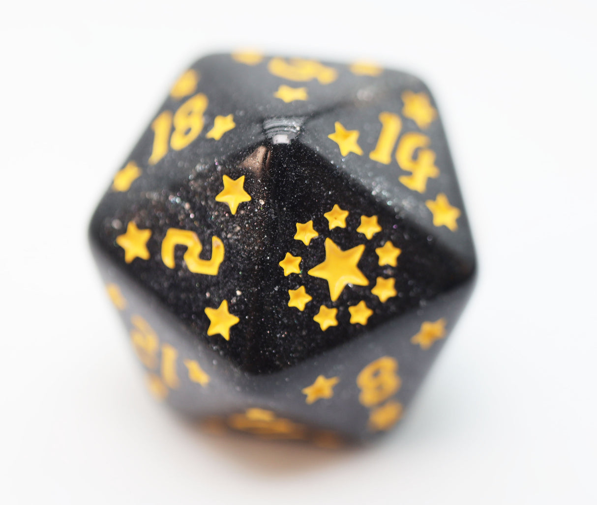Shooting Stars: Barium RPG Dice Set Plastic Dice Foam Brain Games