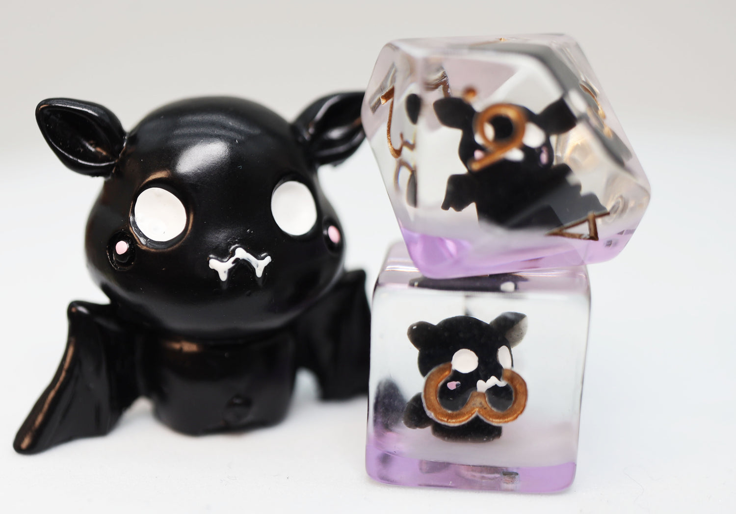 Baby Bat RPG Dice Set Plastic Dice Foam Brain Games