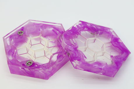 Sharp Edge Resin Dice Vault - Eerie Fog Dice Box Foam Brain Games