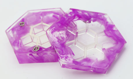 Sharp Edge Resin Dice Vault - Eerie Fog Dice Box Foam Brain Games