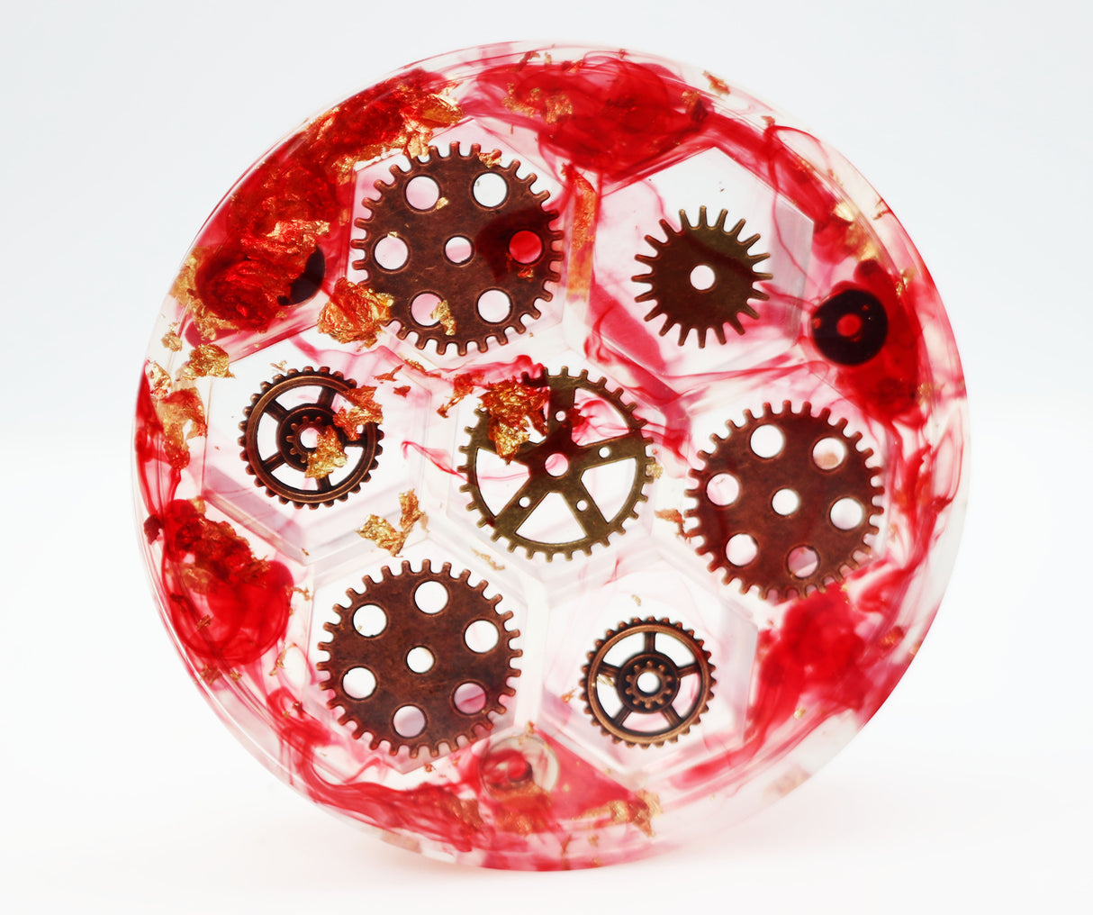 Sharp Edge Resin Dice Vault - Artificer's Cache Dice Box Foam Brain Games