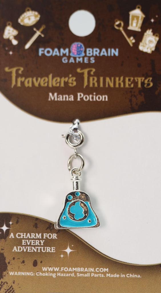 Traveler's Trinkets: Mana Potion Charm Jewelry Foam Brain Games