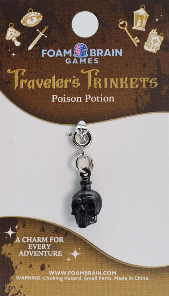 Traveler's Trinkets: Poison Potion Charm Jewelry Foam Brain Games