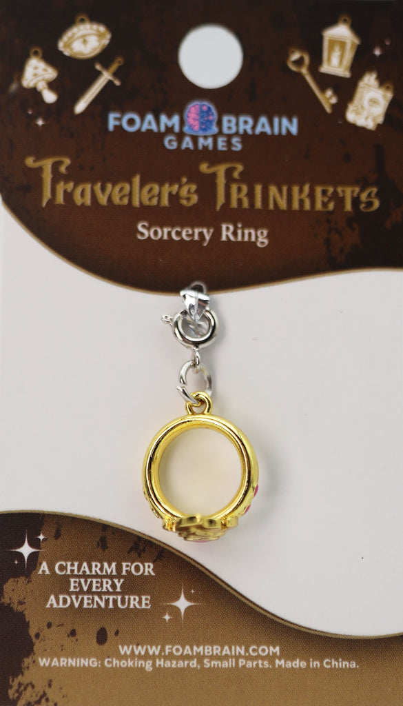 Traveler's Trinkets: Sorcery Ring Charm Jewelry Foam Brain Games