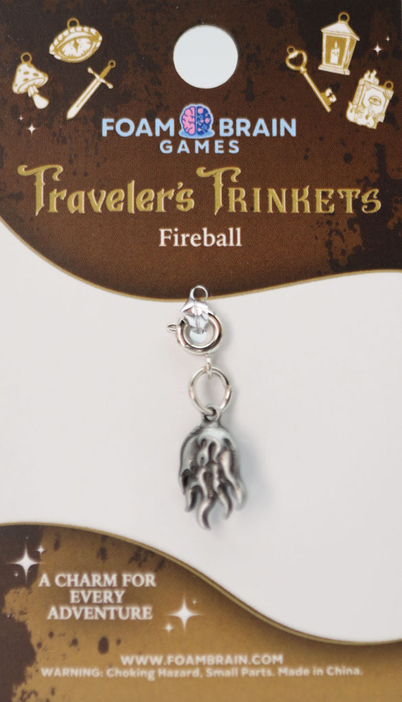 Traveler's Trinkets: Fireball Charm Jewelry Foam Brain Games