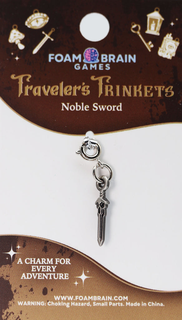 Traveler's Trinkets: Noble Sword Charm Jewelry Foam Brain Games