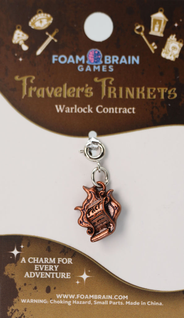 Traveler's Trinkets: Warlock Contract Charm Jewelry Foam Brain Games