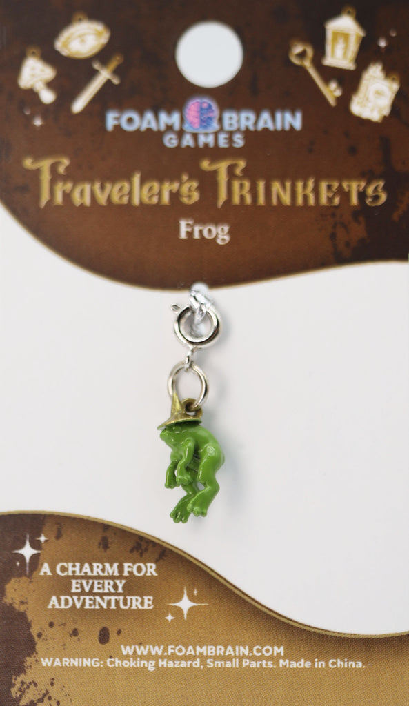 Traveler's Trinkets: Frog Charm Jewelry Foam Brain Games