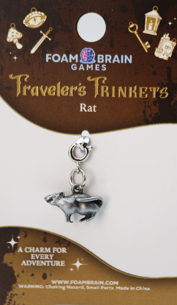 Traveler's Trinkets: Rat Charm Jewelry Foam Brain Games