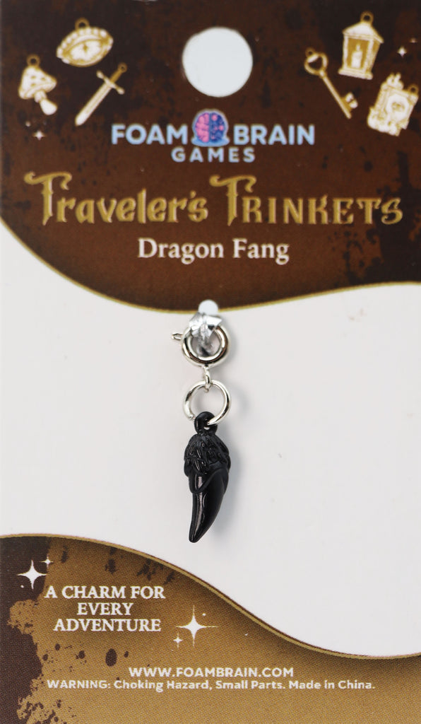 Traveler's Trinkets: Dragon Fang Charm Jewelry Foam Brain Games
