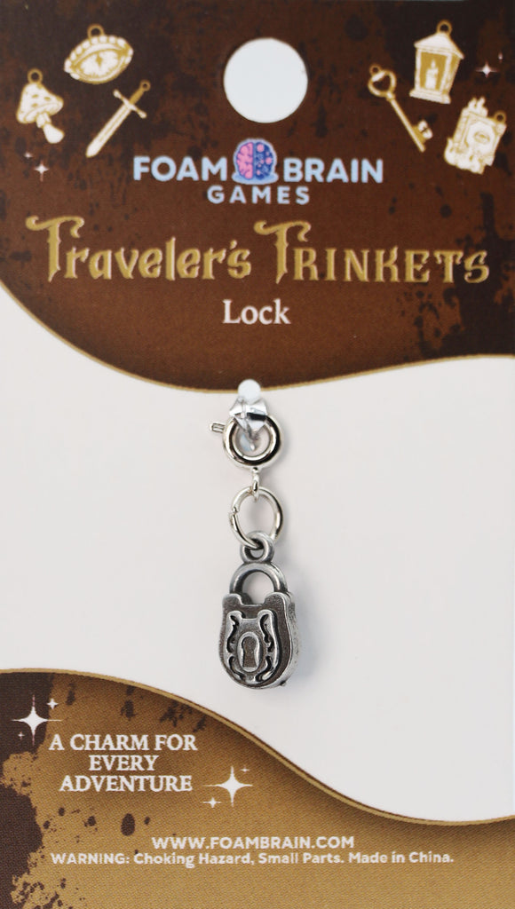 Traveler's Trinkets: Lock Charm Jewelry Foam Brain Games