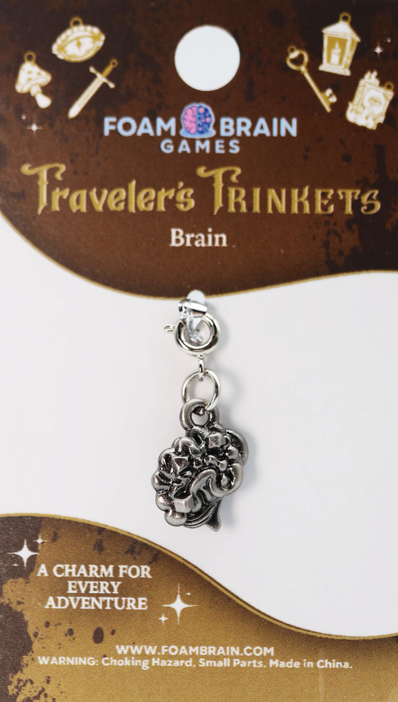 Traveler's Trinkets: Brain Charm Jewelry Foam Brain Games