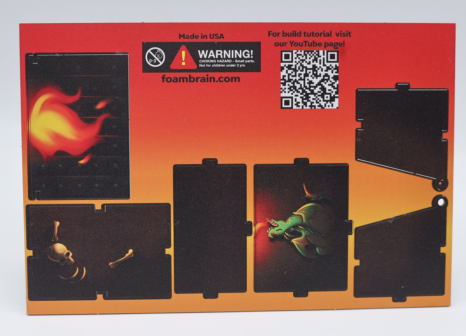 Flat Pack Toys: Dice Dumpster Flat Pack Toys Foam Brain Games