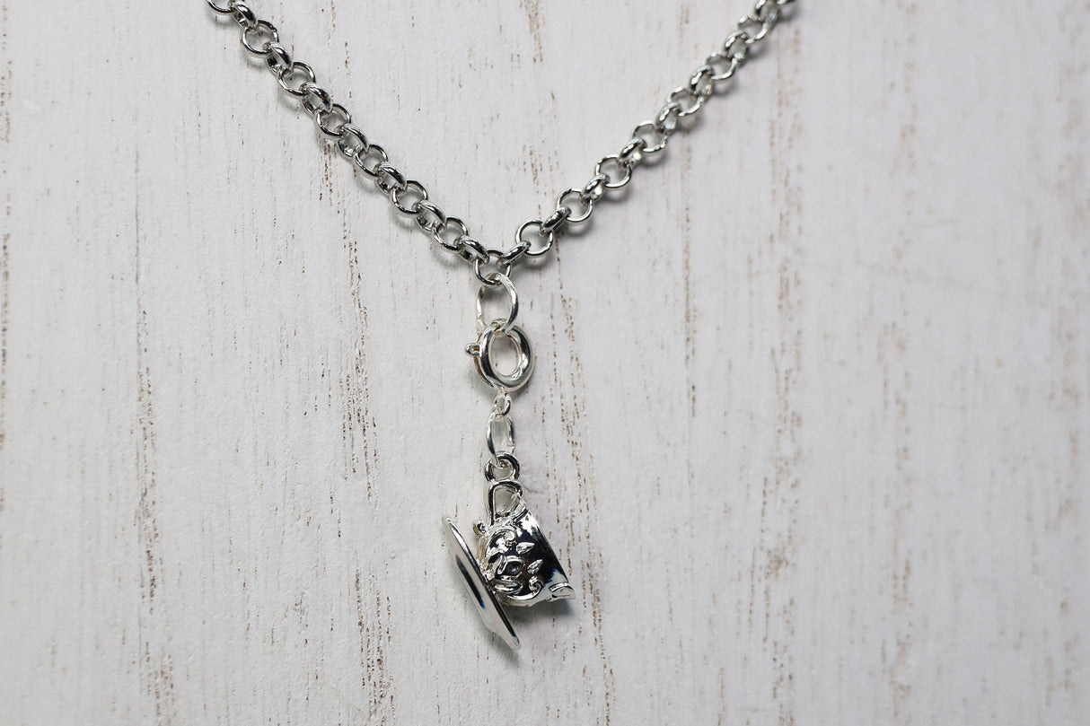 Traveler's Trinkets: Mithril Teacup Charm Jewelry Foam Brain Games