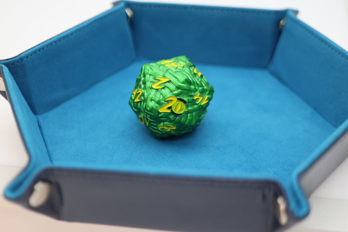 Mummy Wraps: Tollund Man 40mm Metal D20 Metal Dice Foam Brain Games