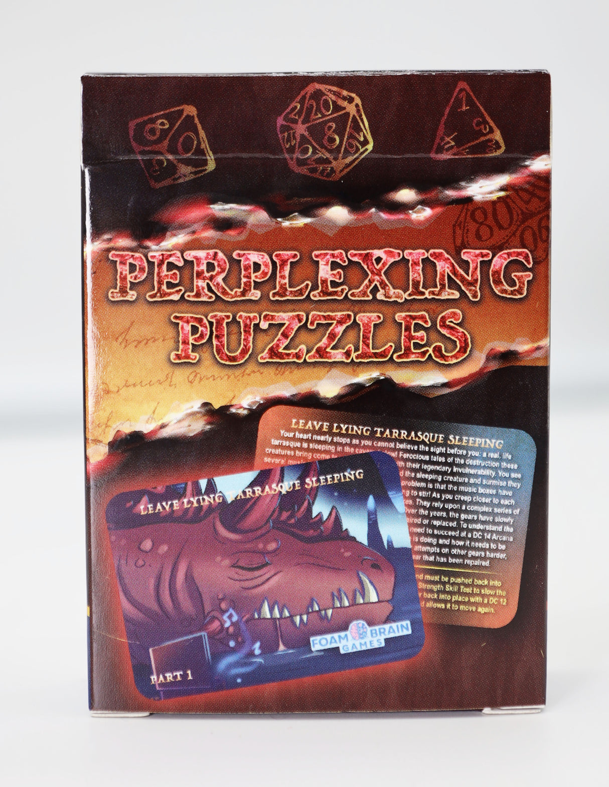 Deck: Perplexing Puzzles RPG Accessory Foam Brain Games