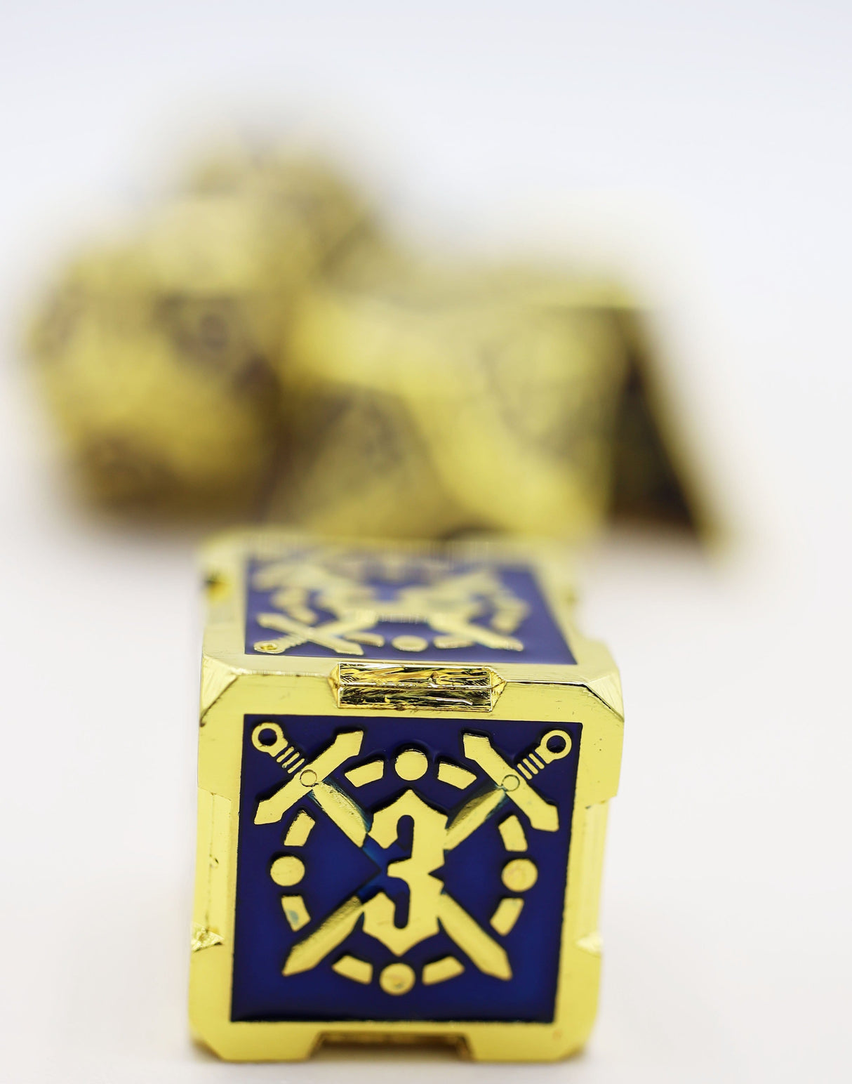 Crossed Swords: Deep Sea Sword - Metal RPG Dice Set Metal Dice Foam Brain Games