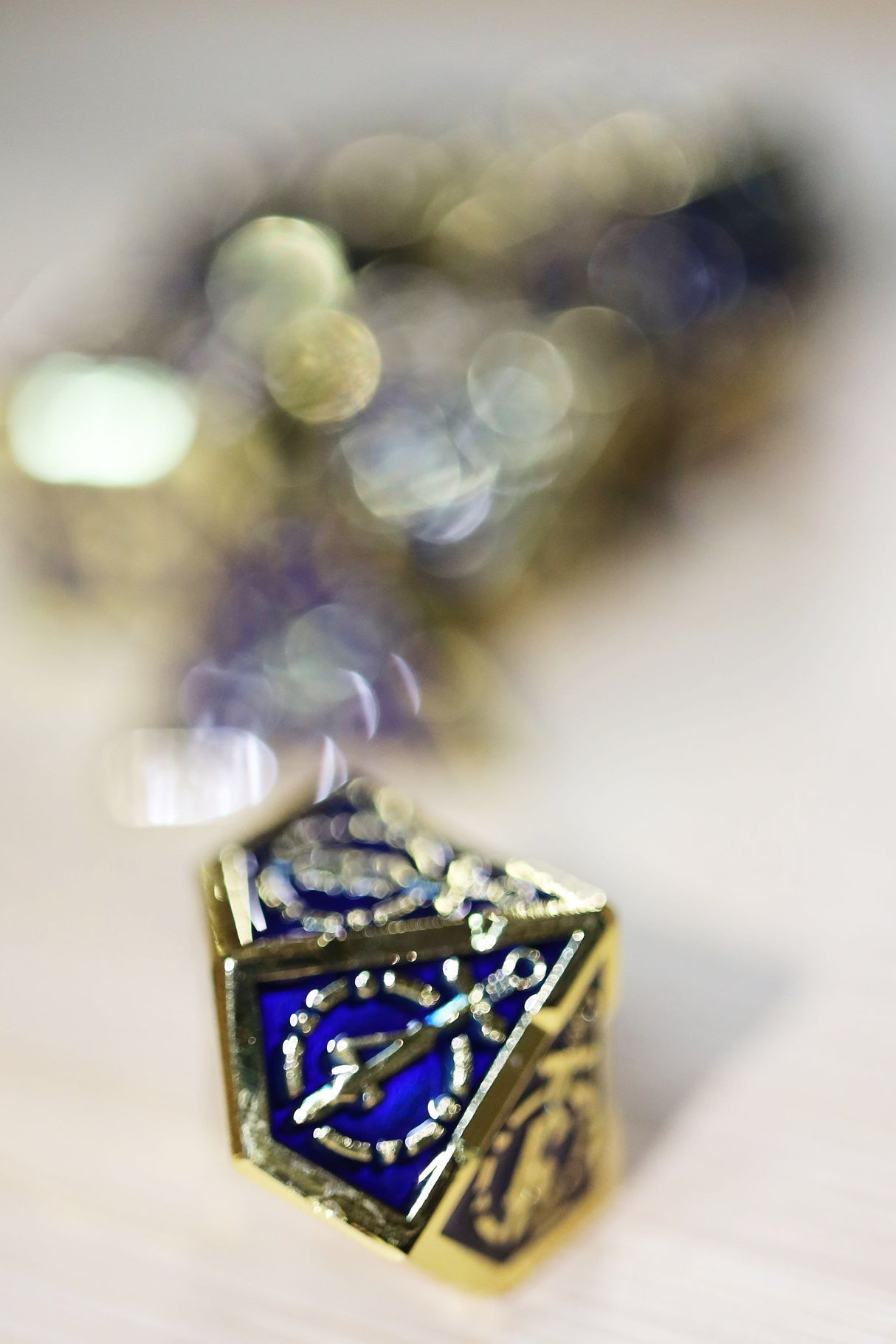 Crossed Swords: Deep Sea Sword - Metal RPG Dice Set Metal Dice Foam Brain Games