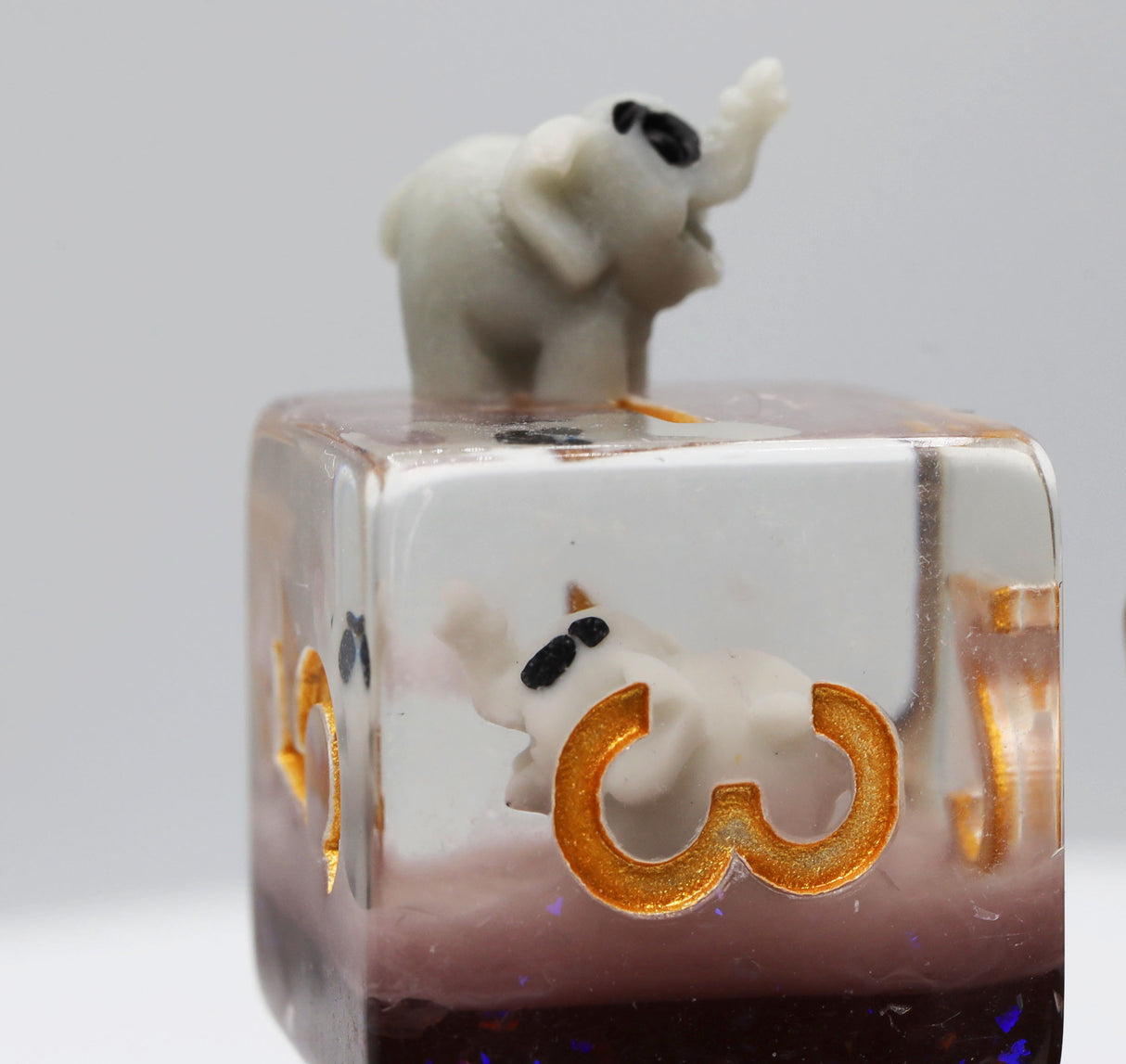 Elephant RPG Dice Set Plastic Dice Foam Brain Games