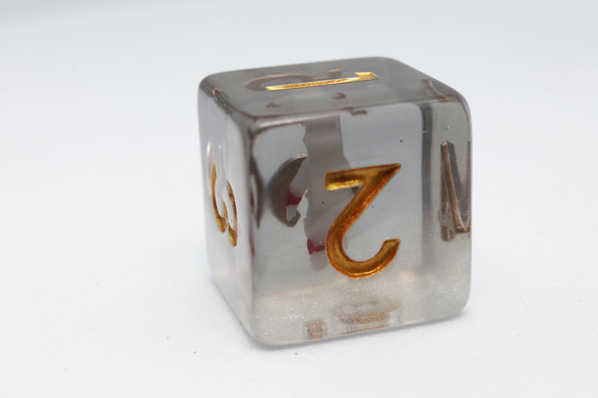 Astronaut RPG Dice Set Plastic Dice Foam Brain Games