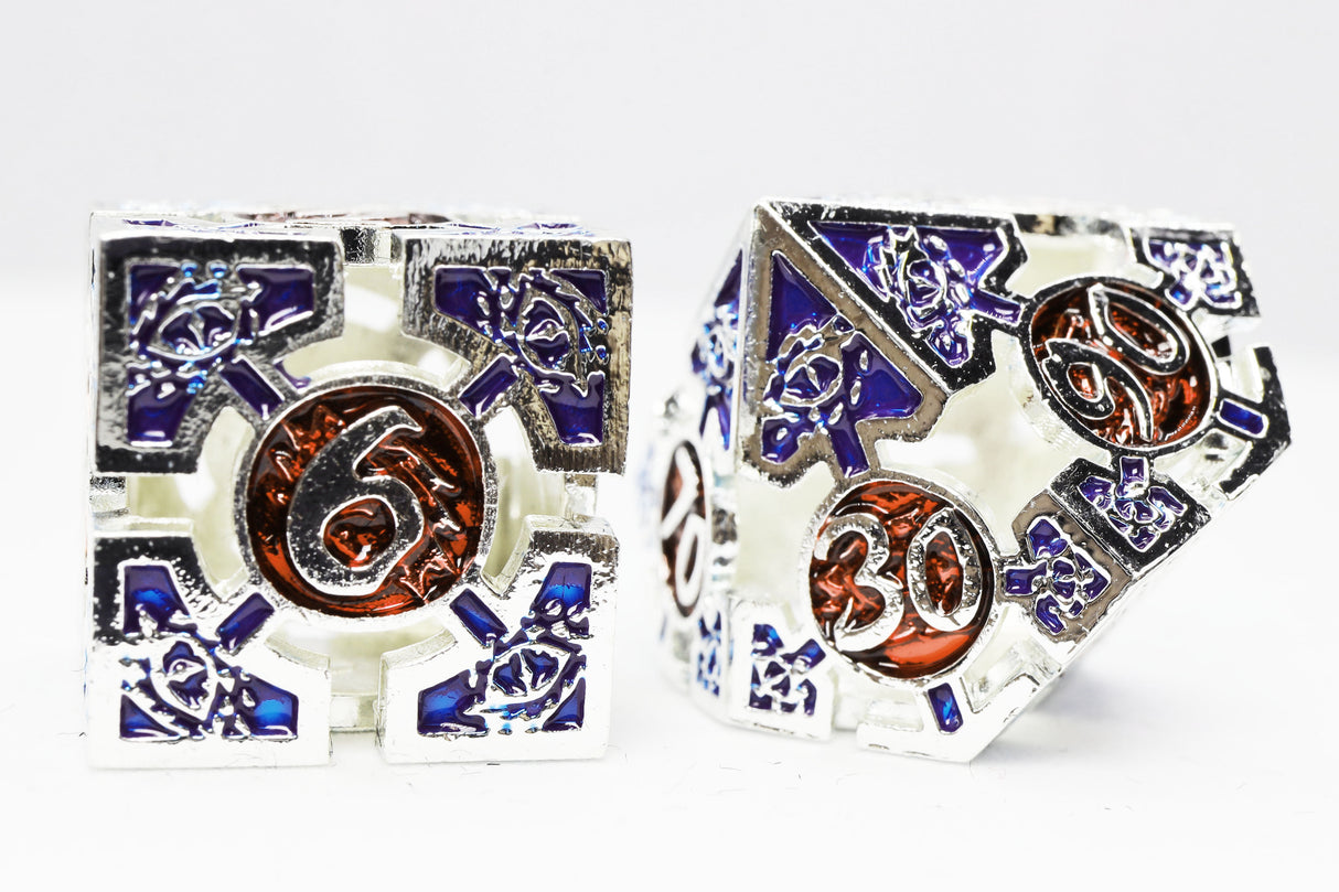 Oculus: Watchful - Metal RPG Dice Set Metal Dice Foam Brain Games