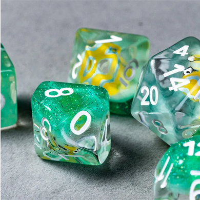 Fish Bowl RPG Dice Set Plastic Dice Foam Brain Games