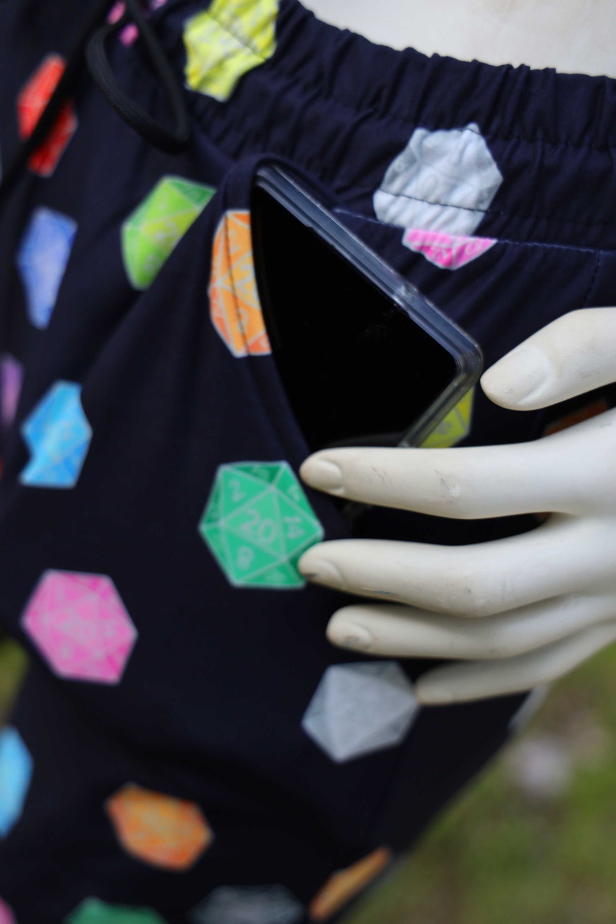 D20 Joggers - SIZE: 2XL/3XL Leggings & Joggers Foam Brain Games