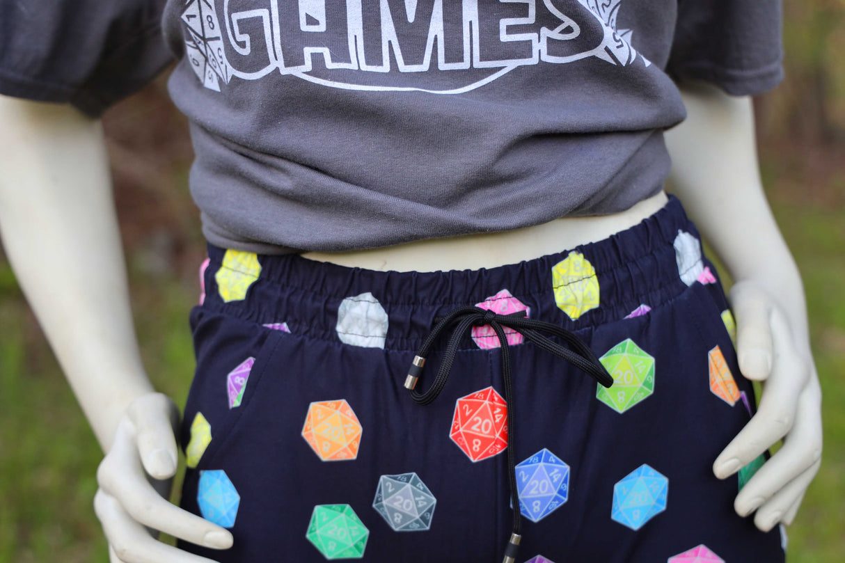 D20 Joggers - SIZE: 2XL/3XL Leggings & Joggers Foam Brain Games