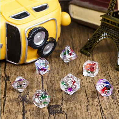 Spider Swarm RPG Dice Set Plastic Dice Foam Brain Games