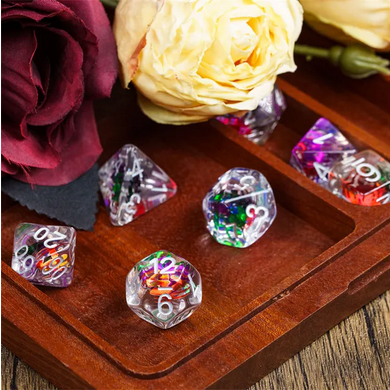 Spider Swarm RPG Dice Set Plastic Dice Foam Brain Games