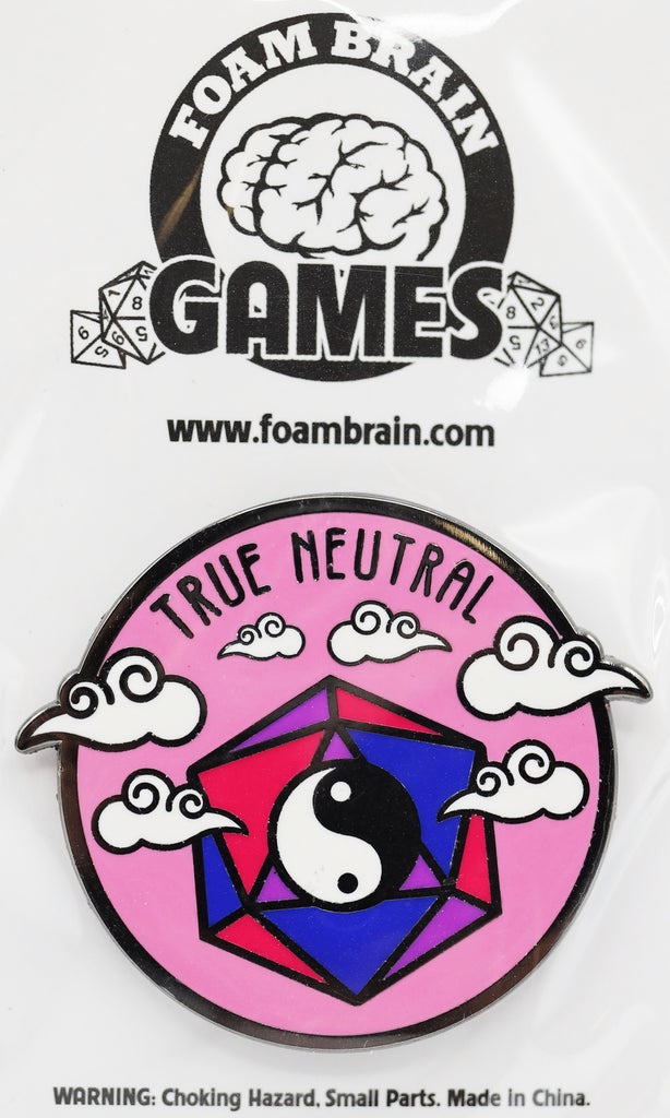 Pride Flag Alignment Pin: Bisexual Enamel Pin Foam Brain Games