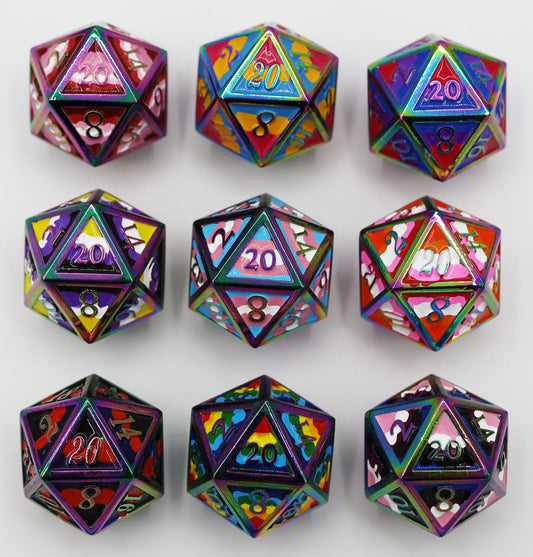 Pride Metal Dice Sets