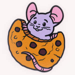 Pastry Pets Sticker: Chocolate Chip Cookie Mouse Stickers Foam Brain Games