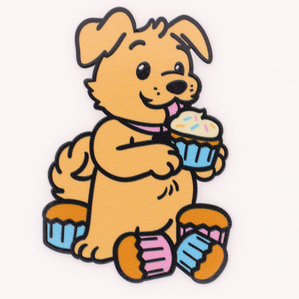 Pastry Pets Sticker: Cupcake Dog Stickers Foam Brain Games