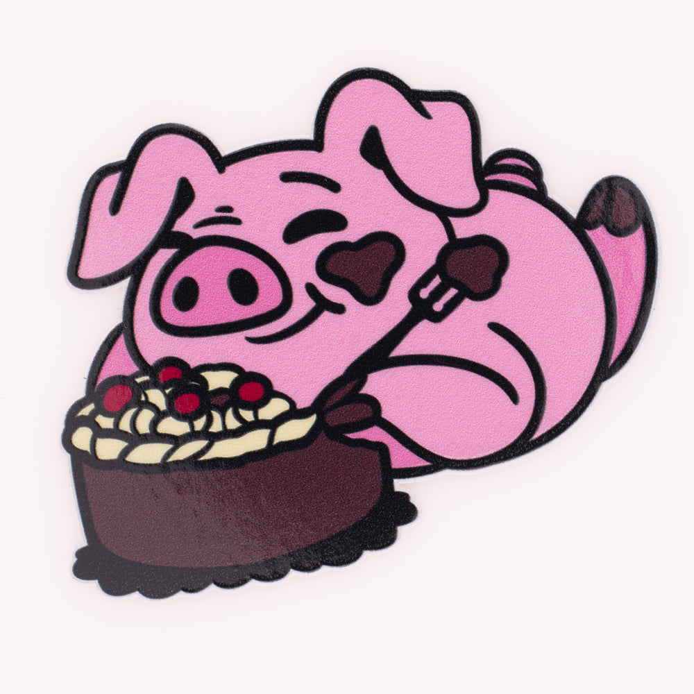 Pastry Pets Sticker: Chocolate Cake Piggy Stickers Foam Brain Games