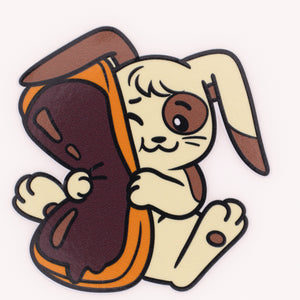 Pastry Pets Sticker: Eclair Rabbit Stickers Foam Brain Games