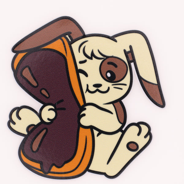 Pastry Pets Sticker: Eclair Rabbit Stickers Foam Brain Games