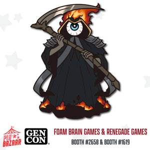 Dungeon Crawler Carl: Floor 10 Mordecai (Gen Con 2026 Pin Bazaar) Enamel Pin Foam Brain Games